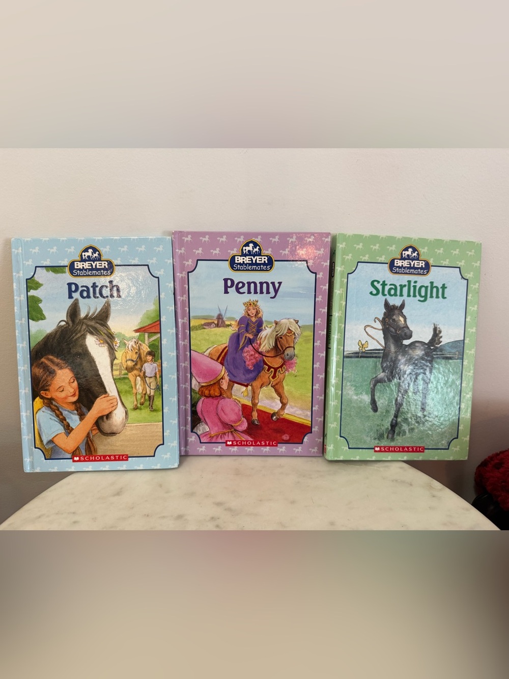 VTG BREYER STABLEMATES Book Lot of 3 Horse Patch Princess Penny Starlight First